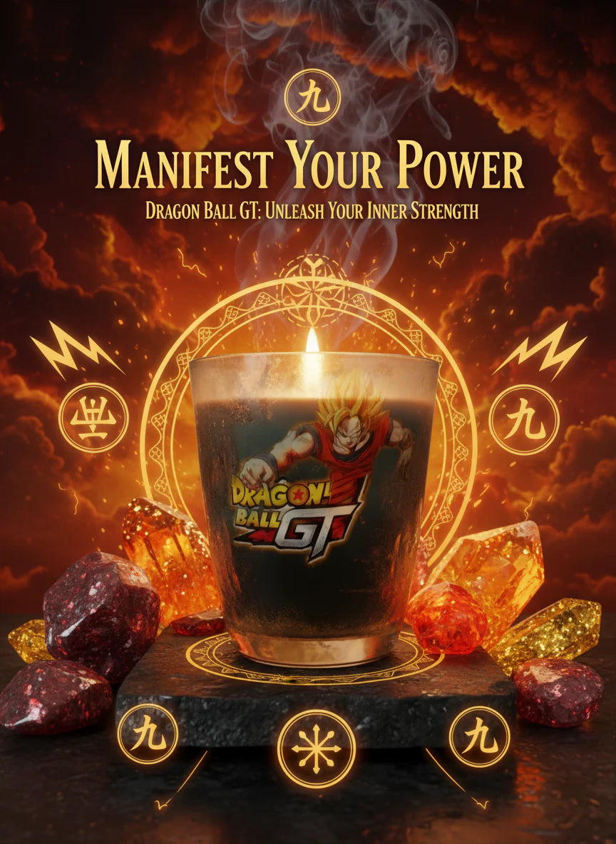 Dragon Ball GT candle in manifesting personal power mode